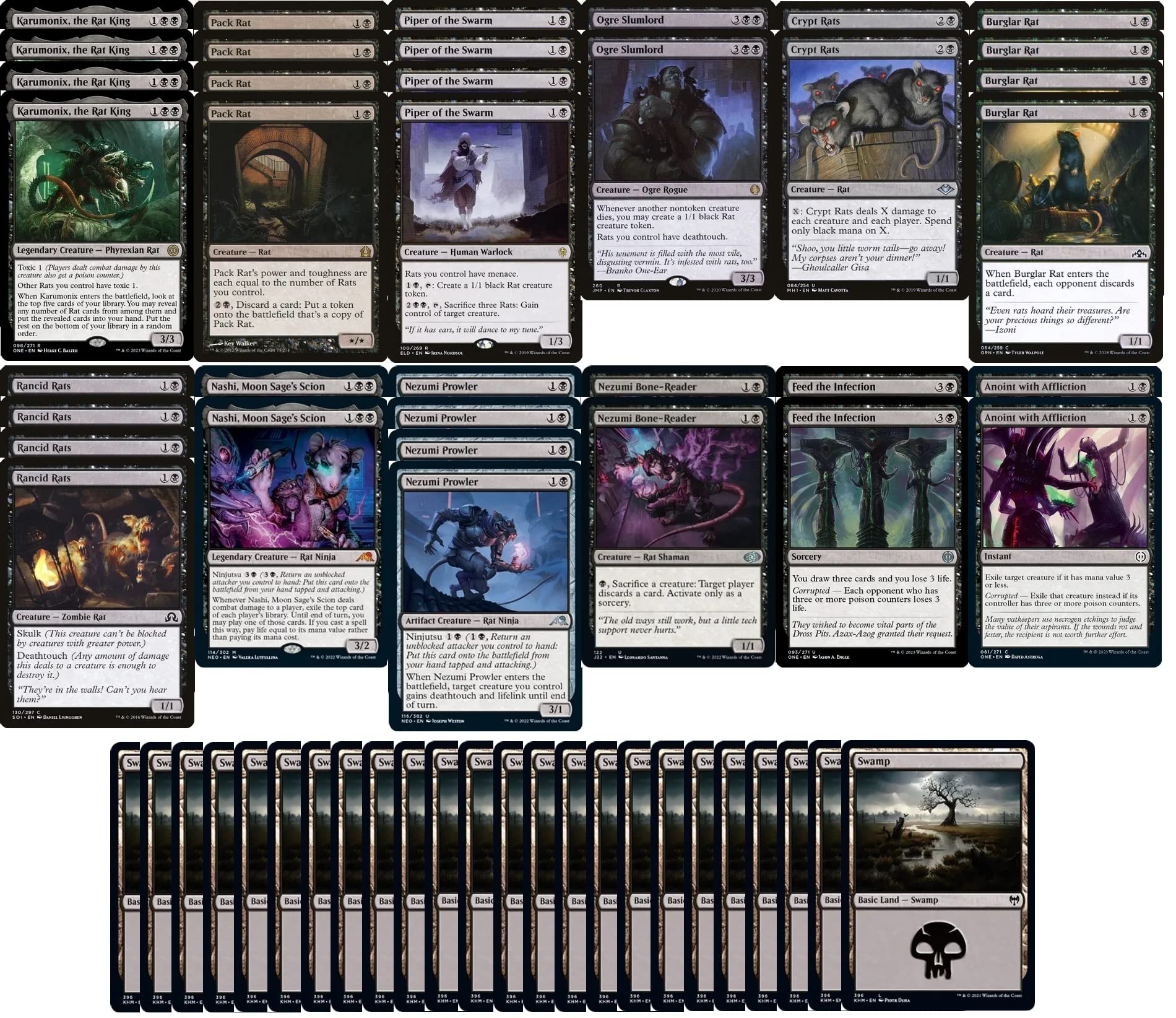 Amazon.com: Elite Mono Black Rat Deck - Discard - Very Amazon.com: Elite Mono Black Rat Deck - Discard - Very